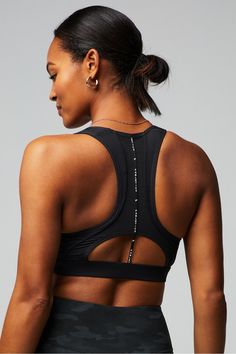 Belle Racerback High-Impact Sports Bra Fabletics black female Activewear >> Womens >> Sports Bras >> Sports Bra >> High Impact regular Running/Training 4-Way Stretch/Moisture-Wicking/UPF Protection High-impact, racerback style. Activewear Details, Sports Bra Design, Running Sports Bra, Best Sports Bras, Your Own Pace, High Impact Sports Bra, Popular Sports, Running Sports, Sport Bra