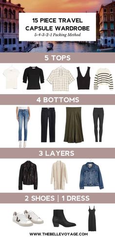 the travel capsule wardrobe for men and women