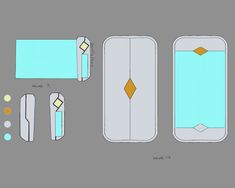 the paper model is made to look like an old cell phone