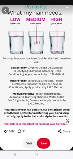 Low Porosity Hair Products, Natural Hair Care Tips, Hair Porosity, Diy Hair Care, روتين العناية بالبشرة, Hair Growth Tips, Hair Maintenance, Hair Care Tips