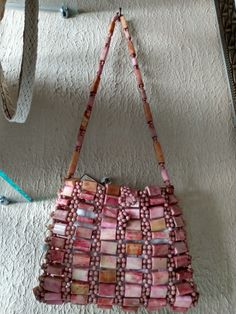 Bucket Bag, Beads, Crochet