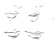 an image of different expressions drawn in pencil