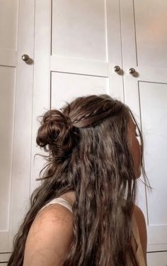 Hippie Hair, Hair Stylies, Hairdo For Long Hair, Hair Stylist Life, Easy Hairstyles For Long Hair, Hairstyles For School, Aesthetic Hair, Pretty Hairstyles, Summer Hairstyles