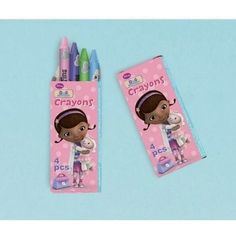 Doc McStuffins Party Favor Boxed Crayons - 12 packs Color: Assorted. Doc Mcstuffins Birthday Party Games, Doc Mcstuffins Party Games, Doc Mcstuffins Party, Girl Bday Party, Crayon Box, Crayola Crayons, Doc Mcstuffins, Games And Activities, Bday Girl