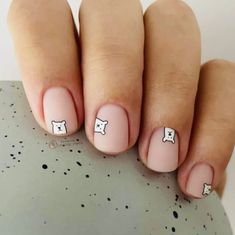 Cat Nail Art, Nail Design Inspiration, Super Nails, Cat Nails, Trendy Nail Design, White Nail, Short Nail Designs, Gel Nail Designs