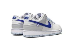 Dunk Low FB1843 141 Nike Low Top Shoes, Ivory Hyper Royal Dunks, Cute Dunks Low, Women Low Dunks, Nike Shoes Trendy, Trendy Nike Shoes, Shoes Dunks, Blue Dunks, Jordan Lows