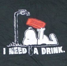 a t - shirt that says i need a drink on it