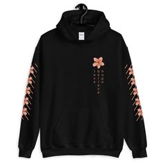 Grunge Hoodie, Flower Hoodie, Streetwear Hoodie, Hoodie Streetwear, Aesthetic Shirts, Cool Hoodies