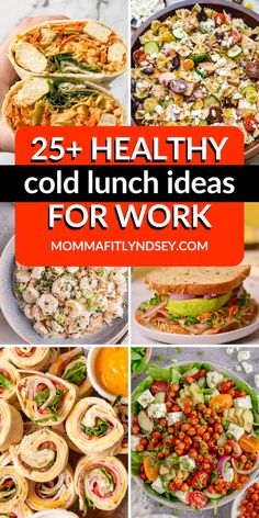 25 healthy cold lunch ideas for work