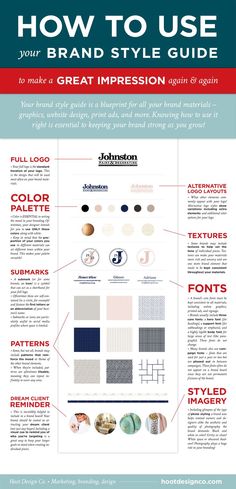 how to use your brand style guide for great impression and design infographical poster