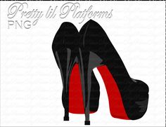 Heels Png, Red Bottom Heels, Red Bottom, Red Sole, Platform High Heels, Red Bottoms, Black High Heels, High Heels Stilettos, Fabric Bag