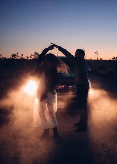 Joshua tree. Sunset. Blue hour. Dancing. Truck. Headlights. Desert engagement session. Truck Headlight Couple Pictures, Headlight Couple Pictures, Headlights Couple Photoshoot, Country Couple Dancing In Headlights, Country Dates Pictures, Dancing In Front Of Headlights Couple, Dream Husband Pictures, Country Date Night Ideas, Dancing In Headlights Country