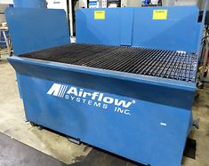 an airflow systems inc machine in a factory