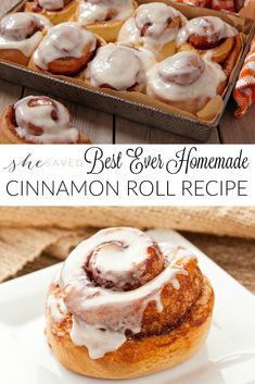 the best ever homemade cinnamon roll recipe