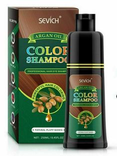 Natural Instant Fast Hair Dye Color Permanent Long Lasting Hair Coloring Shampoo DIY Sevich Argan oil Color Hair Shampoo is a kind of shampoo which can dye your hair into color in 5-25 mins and specially designed to make your hair shinning just through the ordinary process of washing hair at bathroom. Argan oil Color Hair Shampoo in non-toxic with high technology. It is also nourishes, protects and repairs scalp. Compared to the traditional hair dye, it has the advantage of low cost, time-saving White Hair Shampoo, Coffee Hair Dye, Argan Oil Color, Professional Hair Dye, Black Hair Shampoo, Hair Dye Shampoo, Coffee Hair, Black Hair Dye, Diy Shampoo