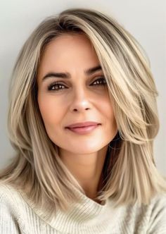 20+ Summer Hairstyles for Women Over 50 — THE DAILEIGH Medium Hair Styles For Women, Haircuts For Medium Length Hair, Medium Length Hairstyles, Hairstyles For Women Over 50, Mom Hairstyles, Hair Styles For Women, Hair 2024, Haircuts For Medium Hair, Hair Color And Cut