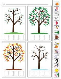 the printable tree worksheet for preschool