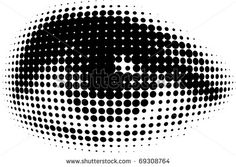 an abstract black and white background with dots in the shape of a ball or sphere