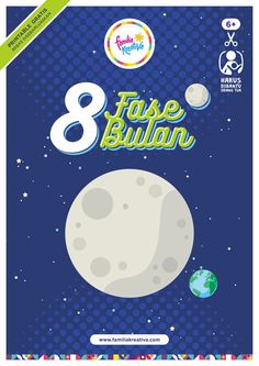 Printable 8 Fase Bulan, Download Gratis Di Sini!