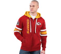 Fandom's in full swing! Whether you scored a ticket or you're watching it on the big screen, gear up for game on and stay warm while rooting for your fave team with this cotton-rich zip-up sweatshirt. But why wait until game day? Show your support any day of the week in every season. But Why, Team Apparel, Game On, Big Screen, Zip Up, Game Day, Hooded Sweatshirt, Stay Warm, Front Zipper