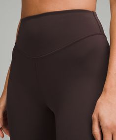 Flow, train, or restore in our versatile Wunder Under tights. This version is made from SmoothCover fabric for smoothing support as you move. Designed for Yoga and Training. Our SmoothCover fabric offers a supportive fit-expect these leggings to feel snug at first:Full length intended to sit at ankle. Back drop-in pocket. The fit provides a hugged feel and stays put so you don't have to pull them up mid practice. 2025 Outfits, Straight Leggings, Sport Tights, Best Leggings, Dream Lifestyle, Pocket Leggings, Back Women, High Rise Leggings, Lululemon Leggings