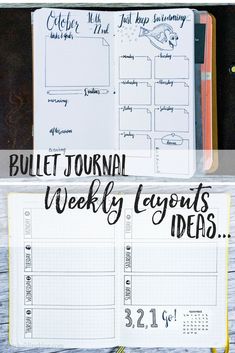 Bullet Journal Weekly Layout Ideas | bullet journal weekly spread | bullet journaling weekly | weekly layout ideas | weekly planner | bullet journal ideas | bullet journal inspiration | bullet journal weekly | Weekly Bullet Journal Layout, Journal Weekly Layout, Bullet Journal Simple, Weekly Bullet Journal, Log Ideas, Bullet Journal Weekly Layout, Weekly Log, Bullet Journal Weekly