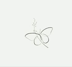 a black and white drawing of a butterfly