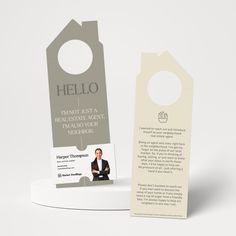 I'm not just a Real Estate Agent Door Hangers For Real Estate Agents, Door Hangers Real Estate Marketing, Door Knocking Ideas For Realtors, Real Estate Door Hangers Ideas, Real Estate Door Hangers, Real Estate Agent Outfits, Real Estate Agent Business Cards, Real Estate Marketing Design, Real Estate Signs