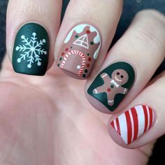 PRICES MAY VARY. Cute Christmas Press on Nails:There are 24 Christmas press on nails in one pack,Beautiful and cute press on nails false nails comes with has 12 different sizes,you can chose them to bepolished to the most suitable size,it fits any finger perfectly. Easy to Use:Full cover acrylic nails just choose the nail piece that suits you,polish the nail bed,stick the jelly glue we give away on your nails,then press the cute fake nails on the nails for 30 seconds to get the natural manicure that girls love. High Ouality Material False Nails:These Christmas false nails are made of quality acrylic material,non-toxic and gentle to your nails and skin,durable and not easy to be scratched, will give you a nice manicure experience. Christmas False Nails:Christmas Fake nails suitable for prof Fingernail Art, Nails Dip, Ballet Nails, Christmas Gel, Nagel Tips, Nail Forms, Girls Nails