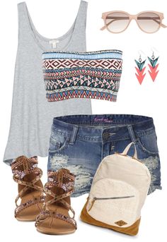 Clothes  Outift for • teens • movies • girls • women •. summer • fall • spring • winter • outfit ideas • dates • parties Polyvore :) Catalina Christiano Blanco White, Summer Outfits For Teens, Bohol, Nike Shox, Summer Outfit Inspiration, Nike Basketball, Women Trends, Stitch Fix Style