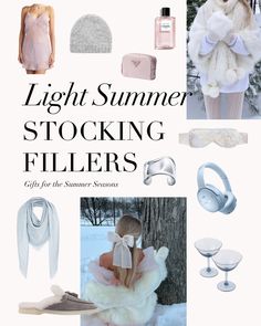 Light summer gifts and stocking fillers Colour Season Analysis, Summer Colour Analysis, Season Analysis, Stocking Filler Ideas, Colour Season, Filler Ideas, Summer Palette, Colour Analysis