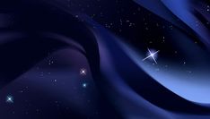 an abstract blue background with stars in the sky