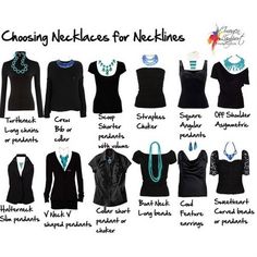 Necklaces For Necklines, Types Of Clothing, Necklace For Neckline, Rocker Girl, Looks Style, Mode Inspiration, Home Fashion, Every Girl