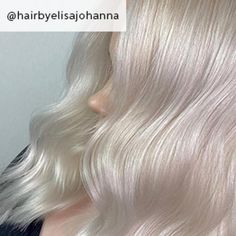 Blonde Hair Formulas, Blonde Hair Color Formulas, Hair Color Formulas Wella, Pearl Blonde Hair, Cream Blonde Hair, Cream Blonde, Blonde Hair Colour, Hair Formulas