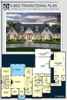 the floor plan for this house is very large and has lots of space to put in it