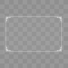 an empty square frame on a gray background with white lines in the shape of rectangles