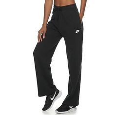 Women's Nike Sportswear Loose Fit Fleece Pants NWT MSRP $45 Laying flat the inseam is approximately 29" Meet your new go-to sweats with these women's fleece pants from Nike. PRODUCT FEATURES Supersoft fleece construction 2-pocket FIT & SIZING Drawstring-elastic waistband Loose fit Straight-leg cut FABRIC & CARE Cotton, rayon, polyester Machine wash Imported Payment: Payment for online purchases will be made through PayPal within 4 days of the auction end date/time.  Please note that all combined Nike Watch, Black Nike Sweatpants, Fleece Pants Women, Sweatpants Nike, Cute Sweatpants, Lawyer Fashion, Cuffed Pants, Fleece Pants, Black Nike