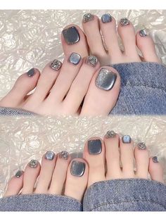 【2024年夏トレンド】フット（ペディキュア）のネイルデザイン集｜ホットペッパービューティー Cute Moon Nails, Feet Nails Design Summer 2024, Best Toe Nail Color, Stunning Nails, Cute Nail Polish, Moon Nails