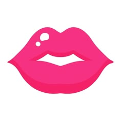 a pink lips with bubbles on it's lip and the word love is in the middle