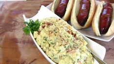 hotdogs and eggs are sitting on trays next to each other with the words how to increase a recipe