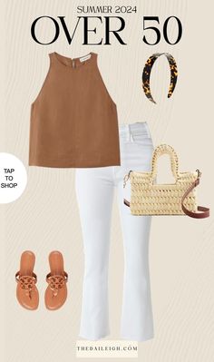 Summer Outfits for Women Over 50 Elegant Jeans Outfit Classy Chic, Smart Casual Women Over 50, Over 50s Fashion, White Outfits For Women Classy, Summer Work Outfits 2024, Classy Summer Outfits Over 40, Over 50 Summer Outfits, White Jeans Summer, Fashion 23