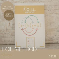 an instruction manual for the foll method