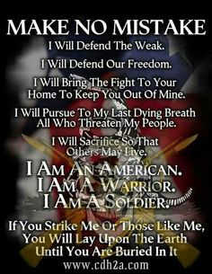 Creed....... Soldier Quotes, Patriotic Quotes, Military Quotes, Independance Day, American Soldier, The Boogeyman, I Love America, Army Strong, Army Mom