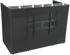 an image of a large black case for tvs