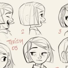 Borja Montoro on Instagram: "DreamWorks Animation "Boss Bay: Family Business" Tabitha 03" Character Face Reference, Head Turnaround, Storyboard Drawing, Character Turnaround, Indie Drawings, Art Theory, Family Drawing, Illustration Portfolio