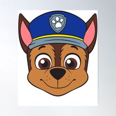 High-quality posters to hang in dorms, bedrooms or offices. Multiple sizes are available. Printed on 185gsm semi gloss poster paper. Additional sizes are available. Creative Nimble Enthusiasm Relief Cute Paw Patrol Chase Big Face Long Sleeve Gift For Fan. Cute Funny Kindergarten Field Gifts, Adaptive Energy Paw Patrol Amazon Precious Life, Cool Dog Zuma Vintage, Bright Boy Children Cartoon Kids Christmas Experience Attraction Paw Patrol Art, Banners Ideas, Tufting Ideas, Paw Patrol Chase, Christmas Experiences, Chase Paw Patrol, Fan Poster, Children Cartoon, Cool Dog