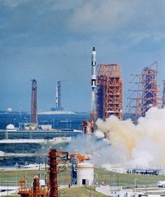 an image of a rocket launching into the sky