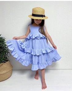 Cotton Dresses For Kids Girl, Cotton Frocks For Girls Summer Dresses, Beach Outfit Kids Girl, Girls Dresses Summer Children, Baby Girl Summer Dress Design Pakistani, Chic Kids, Teen Dress, Baby Girl Patterns