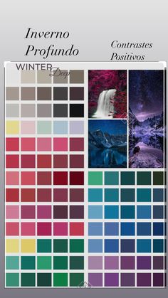 Deep Winter Palette Outfits, Winter Skin Tone, Color Analysis Summer, Cool Winter Color Palette, Deep Winter Colors, Winter Typ, True Winter