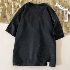 Galaxy Tshirt Fine Glitter Speciality T-Shirt 2024 Streetwear Unisex Tshirts Crewneck Tops Couple Galaxy Tshirt, 2024 Streetwear, Unisex Tshirt, Summer Style, Sleeve Styles, Harajuku, Summer Fashion, Street Wear, Glitter